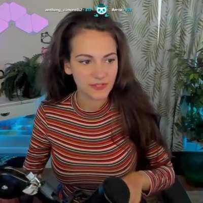 Alexia in a tight shirt