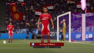 Schmeichel was so unhappy with his defense he broke one of their necks after the goal was conceded. Brutal.