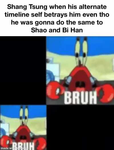 Replaying the MK1 story and I thought of this