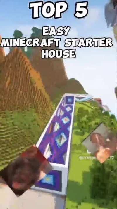 Easy Minecraft starter house 