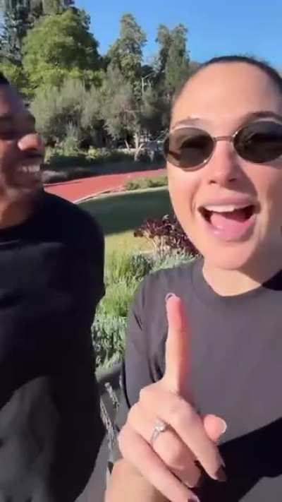 Gal with her trainer ig story 2024