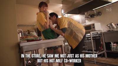 Mom and Son Working/Fucking Together at The Family Convenience Store