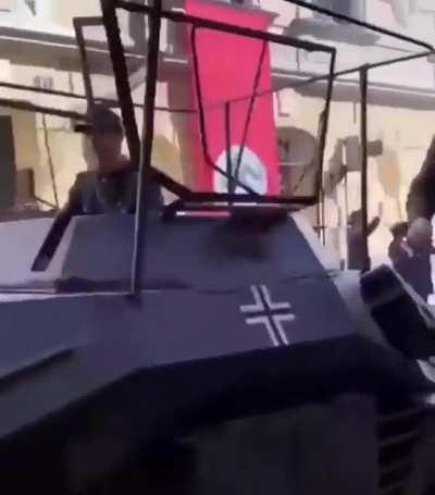 Los pibes yendo a ver Argentina vs. Polonia.