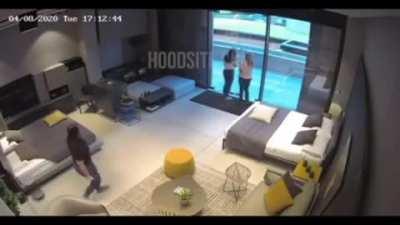 Woman thrown away by shock wave of Beirut explosion (checked megathread didn't find this)