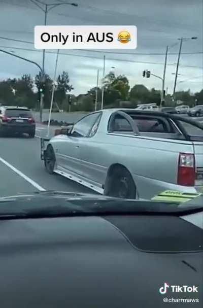 The laugh, the engine noise, the brilliance. Straya