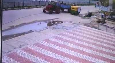 Learning how to fly.