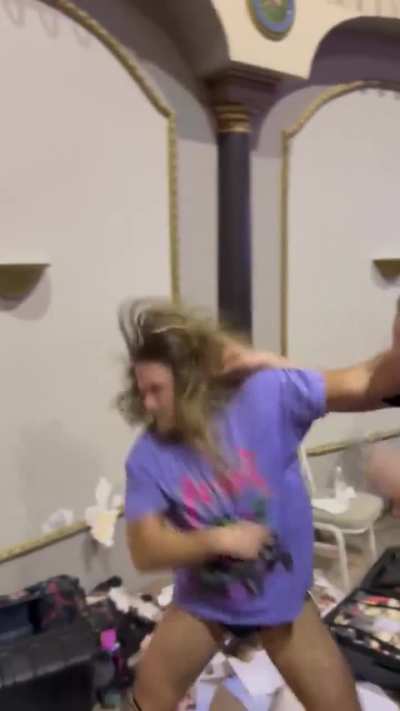 Assaulting a pro wrestler at the meet and greet