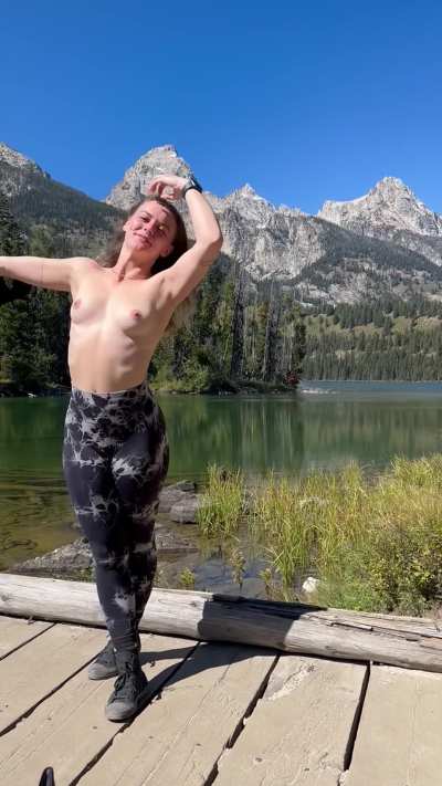 Topless in the Tetons ;)
