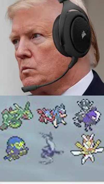 presidents playing pokemon