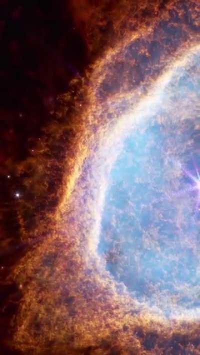 (NIRCam Image), a HD close up view by Webb telscope of the Southern Ring Nebula. Credits: NASA, ESA, CSA, STScI