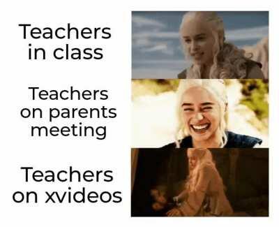 Teacher be like