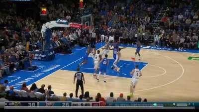 [Highlight] Cason Wallace with some strong 1st half minutes