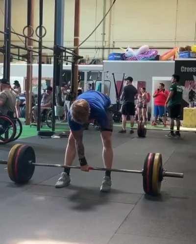 One-armed overhead press