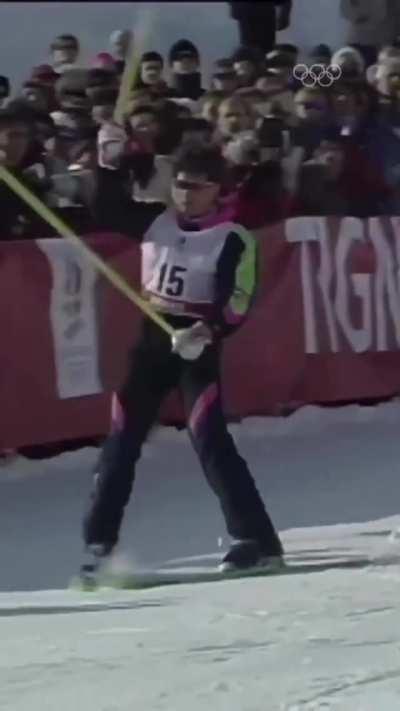 30 years ago. Winter Olympic- Men's Ski ballet