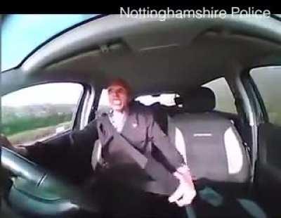 When the gang lets Jimmy drive the escape van