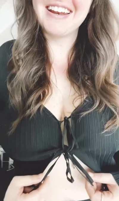 I can’t wear a bra with this shirt, but that actually makes me like it more…