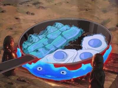 Rainbow Calcifer [Howl's Moving Castle]