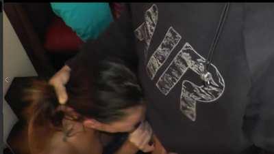 Milf loves sucking rough and swallow