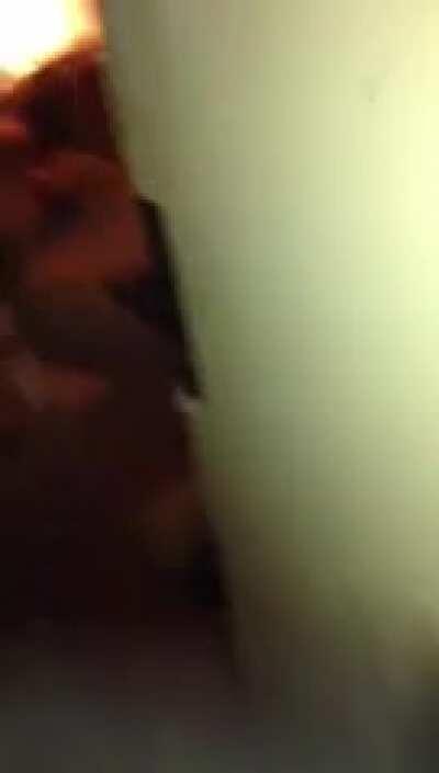 WCGW Firework out the apartment window