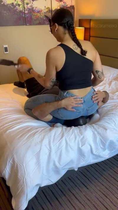 Try and escape 😈 clip is now live on my Fansly & clip store 💋