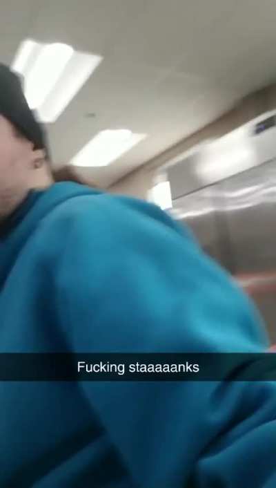 Plastic chairs are right up there with leather chairs as far as fart hilarity intensifiers go