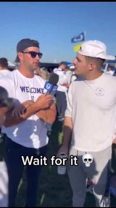 To have an interview…