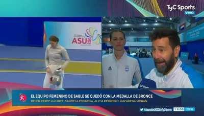 entrenador del equipo de Esgrima en los Juegos ODEDUR