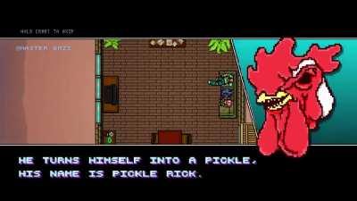 His name is Pickle Richard. Funniest shit I've seen.