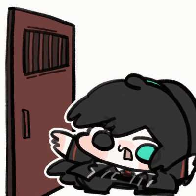 Hong Lu knocking a door (littlesoin)