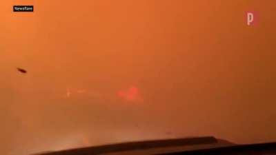 It's like driving trough hell