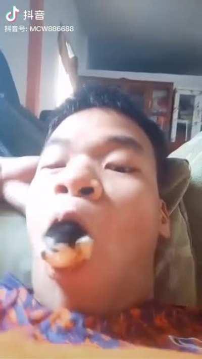 A bird willing to be eaten ,lol.