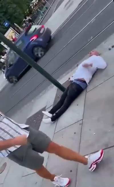 Knocked him out and walked out