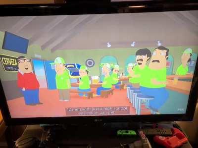 We are always getting crowned on.