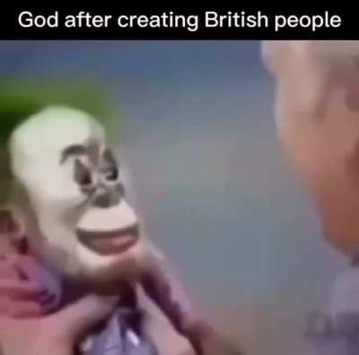 God after creating British people