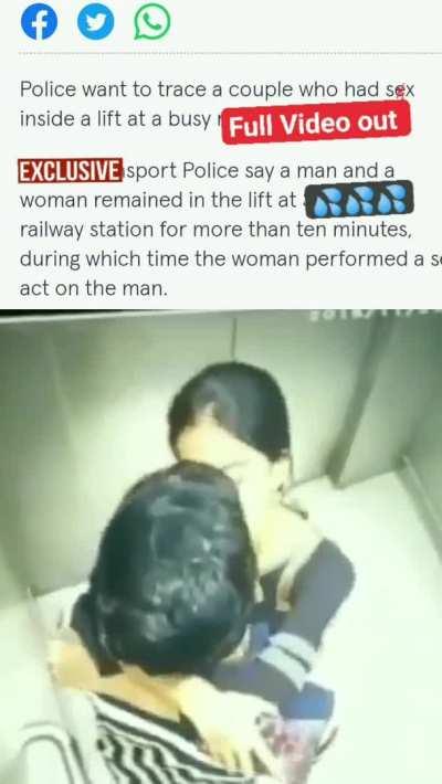 Extremely H0rny Couple in Lift🥵 Don't Miss😍🔥[Link in Comments 📩]