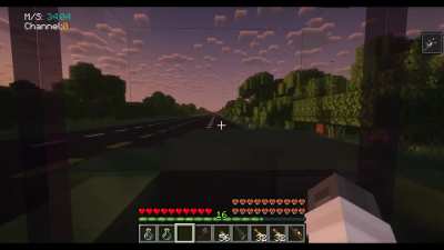 He ran right in front of my truck!