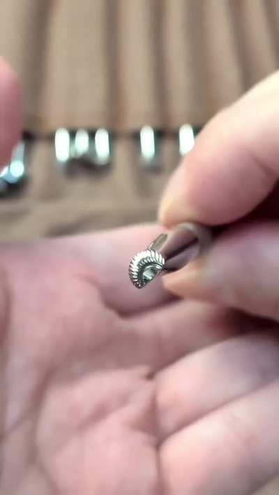 Hand-stamped Leather Coaster