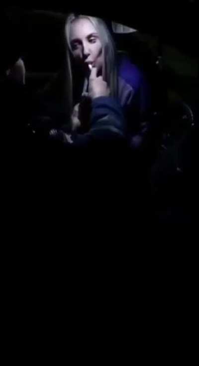 She really has skills....for the breathalyzer