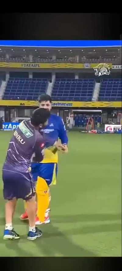 Rinku Singh got manhandled by csk goon pre match.....sad scenes 