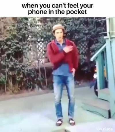 Turn into MJ when looking for your phone…