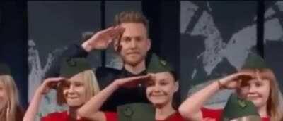 Ohhh, the other salute