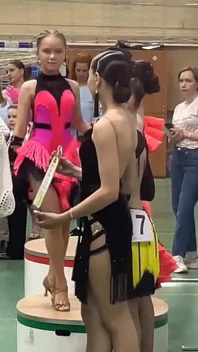 Wanna be main character got put in her place (literally)