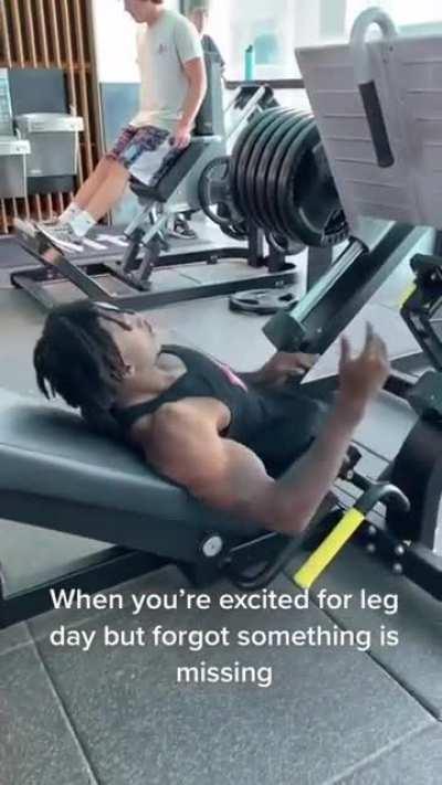 Felix on leg day