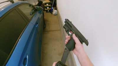 Testing of the PPSH-41 mag-to-TT33 adapter