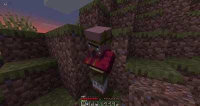 Does anyone know how to make multiple villagers do this animation at the same time using commands or command blocks?