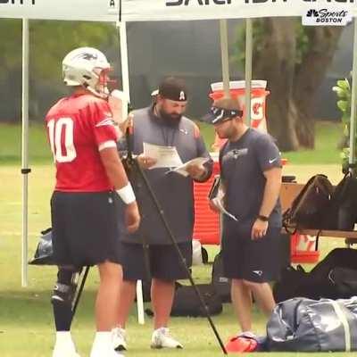 [Camera Guys] On a scale of 1-Mac Jones dancing and pretending to sing into a mic at practice... how excited are you for Sunday!?!? 🎶