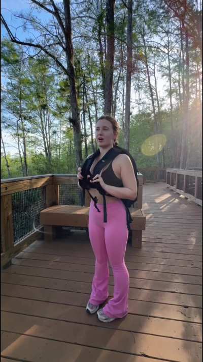 Whenever I find a lonely hiker in the woods… grippy things happen 😈