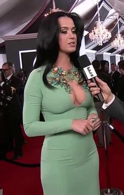 Katy Perry in that dress, it was a knockout