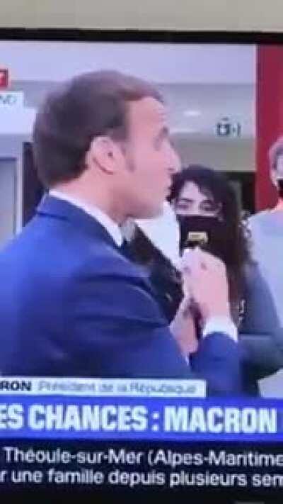 Here, the President of France