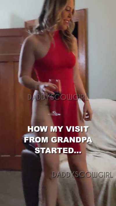 I call my much older husband DADDY and this old bull GRANDPA